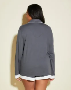 Bella Long Sleeve Top & Boxer Pajama Set*Cosabella Shop