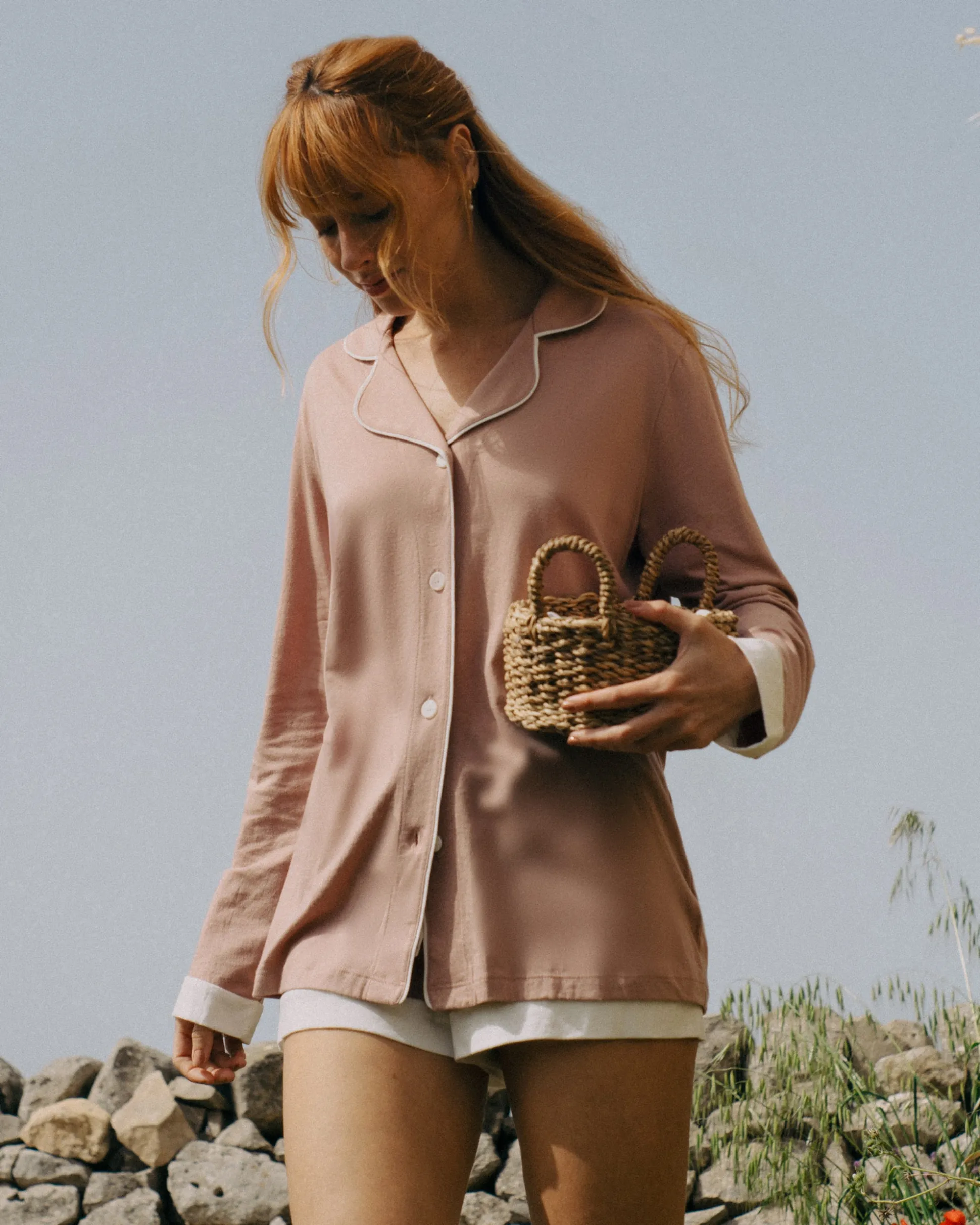 Bella Long Sleeve Top & Boxer Pajama Set*Cosabella Online