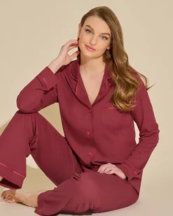 Bella Long Sleeve Top & Pant Pajama Set*Cosabella Fashion