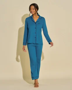 Bella Long Sleeve Top & Pant Pajama Set*Cosabella Cheap