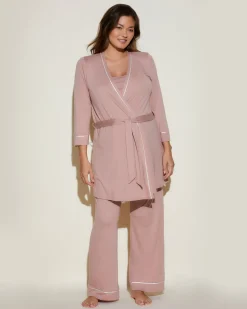 Bella Nursing 3 Piece Pajama Set With Robe*Cosabella Store