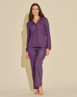 Bella Printed Long Sleeve Top & Pant Pajama Set*Cosabella Hot