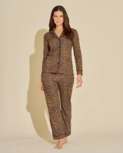 Bella Printed Long Sleeve Top & Pant Pajama Set*Cosabella Outlet