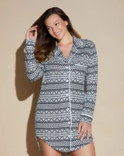Bella Printed Printed Nightshirt*Cosabella Hot