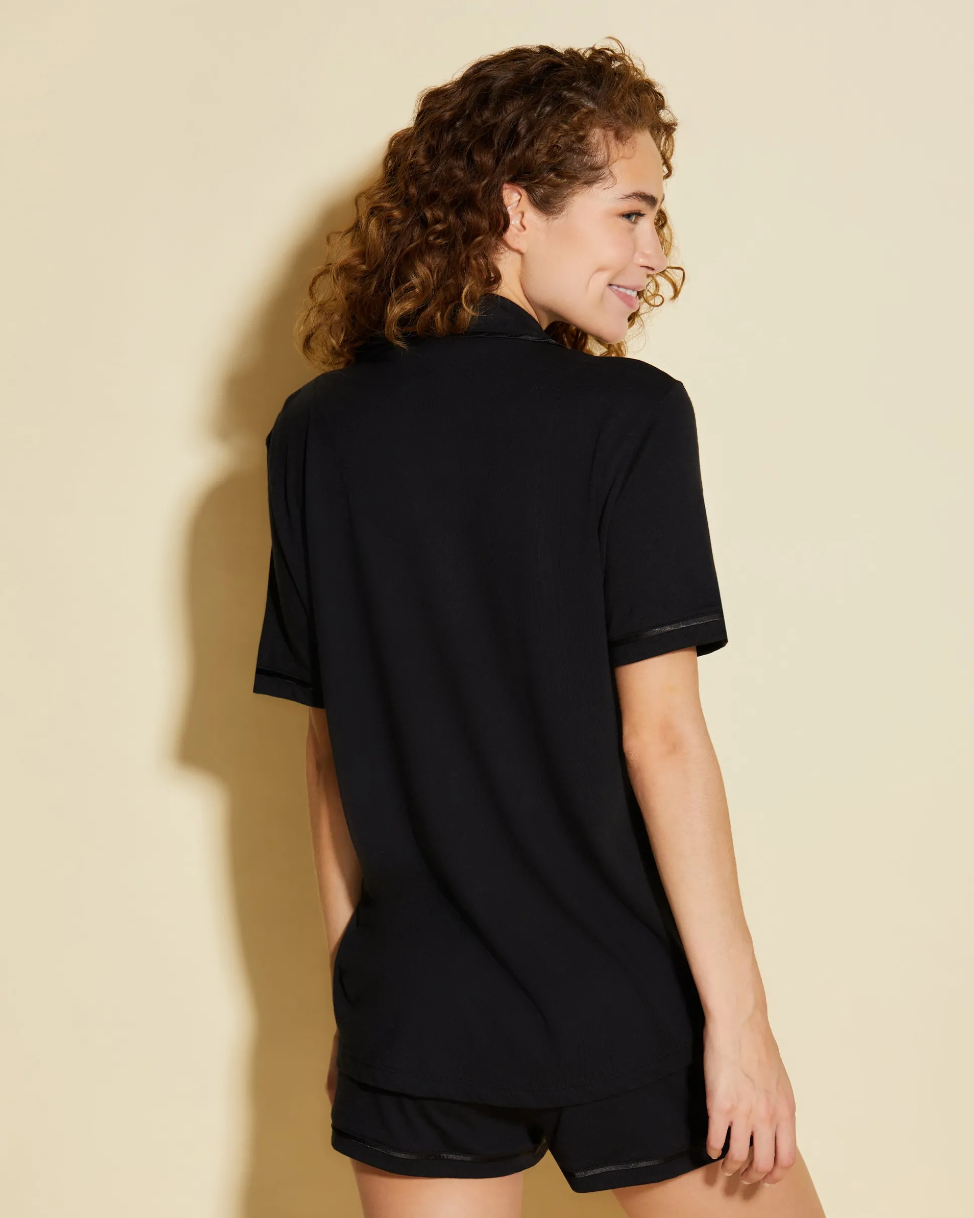 Bella Short Sleeve Top & Boxer Pajama Set*Cosabella Hot