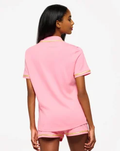 Bella Short Sleeve Top & Boxer Pajama Set*Cosabella Clearance