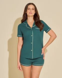 Bella Short Sleeve Top & Boxer Pajama Set*Cosabella Best