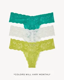 Never Say Never Cutie Lr Thong 3 Pack-Subscription*Cosabella Shop