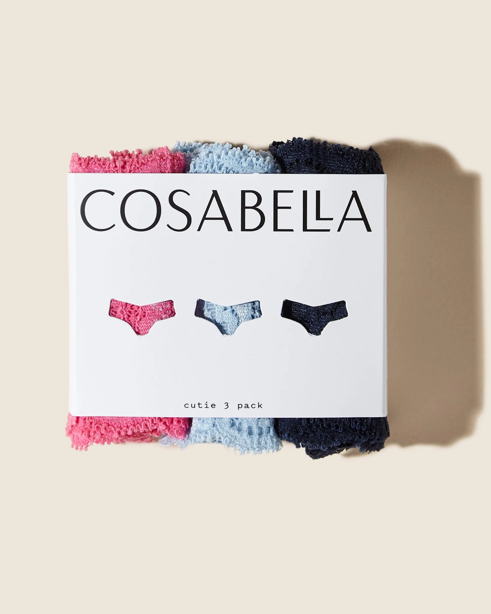 Never Say Never Cutie Lr Thong 3 Pack*Cosabella Best