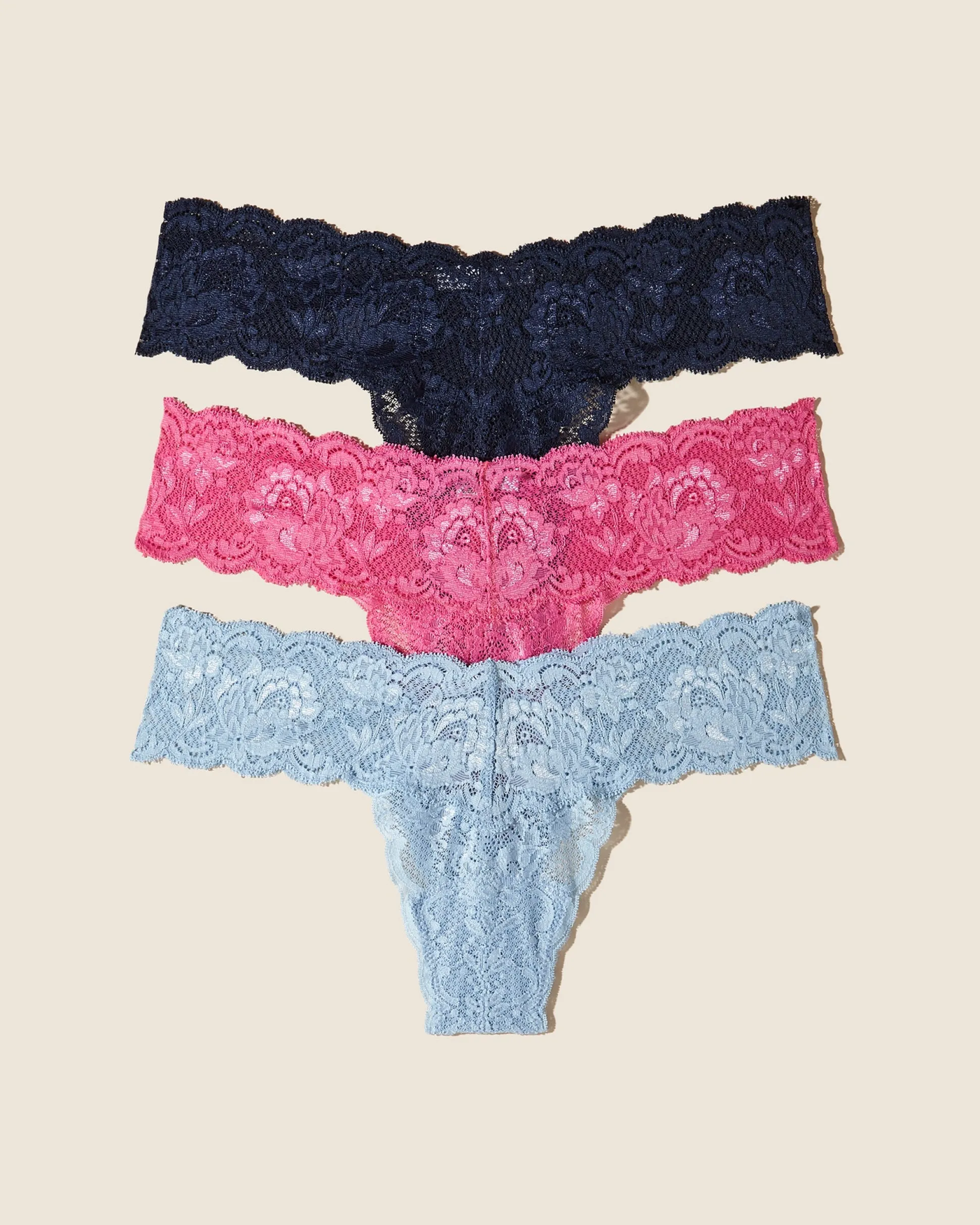 Never Say Never Cutie Lr Thong 3 Pack*Cosabella Best