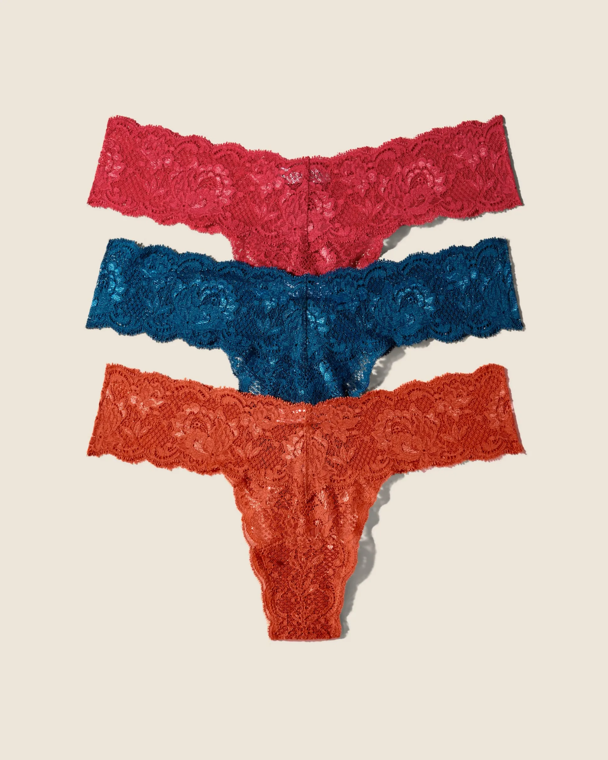 Never Say Never Cutie Lr Thong 3 Pack*Cosabella Fashion