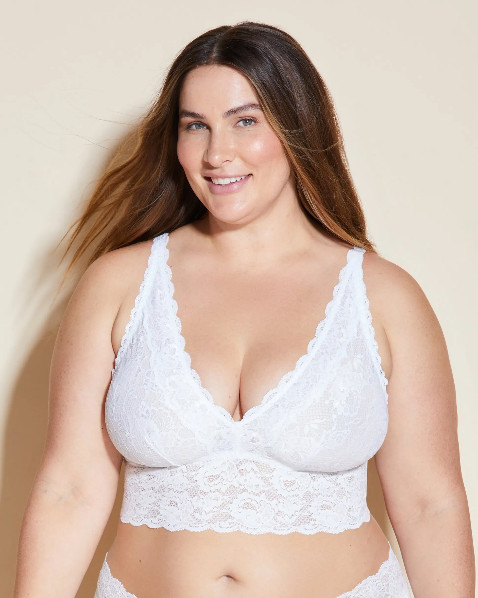 Never Say Never Extended Plungie Longline Bralette*Cosabella Outlet