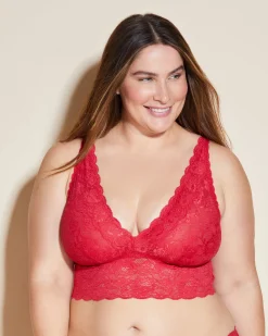 Never Say Never Extended Plungie Longline Bralette*Cosabella New