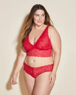 Never Say Never Extended Plungie Longline Bralette*Cosabella New