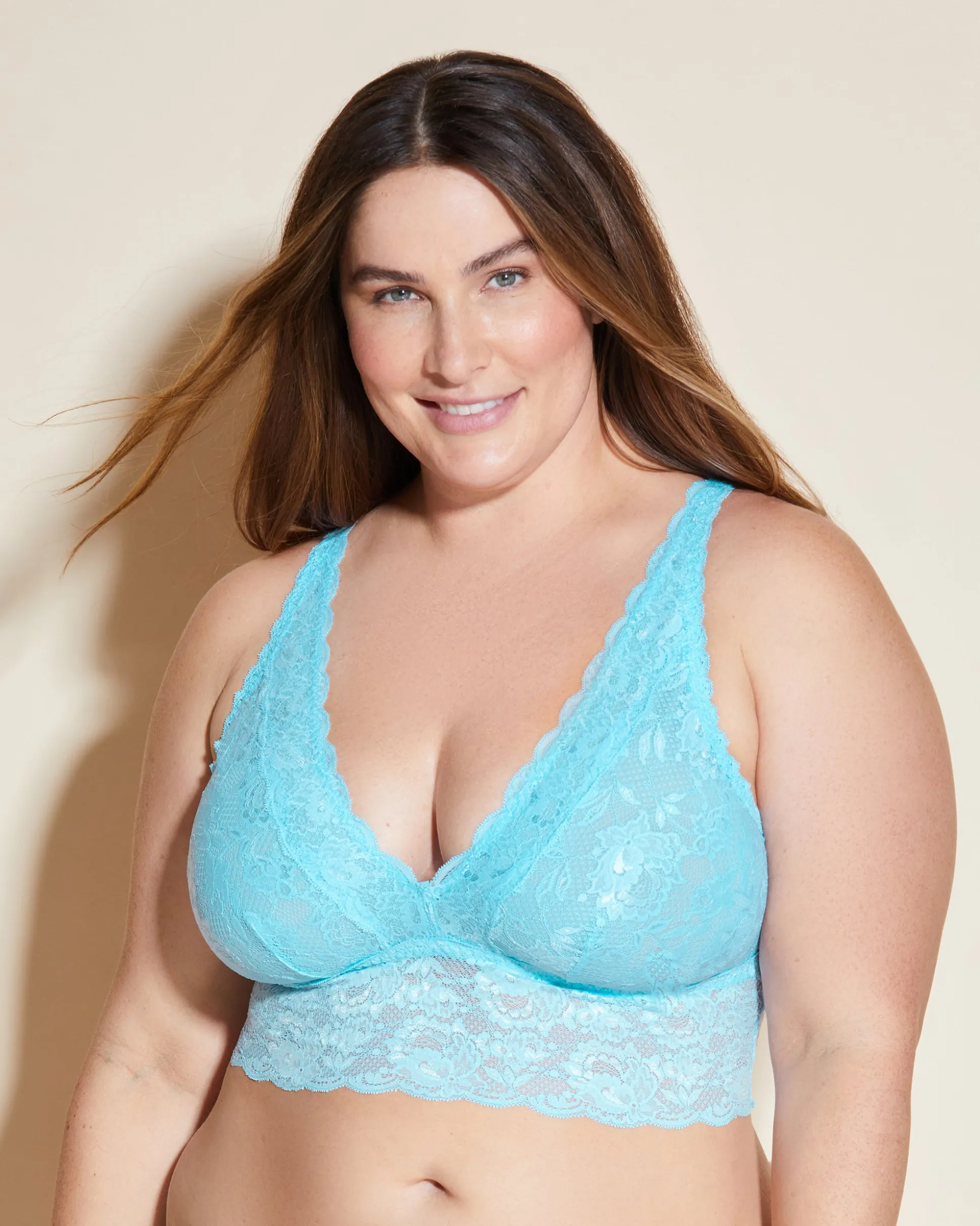 Never Say Never Extended Plungie Longline Bralette*Cosabella Discount