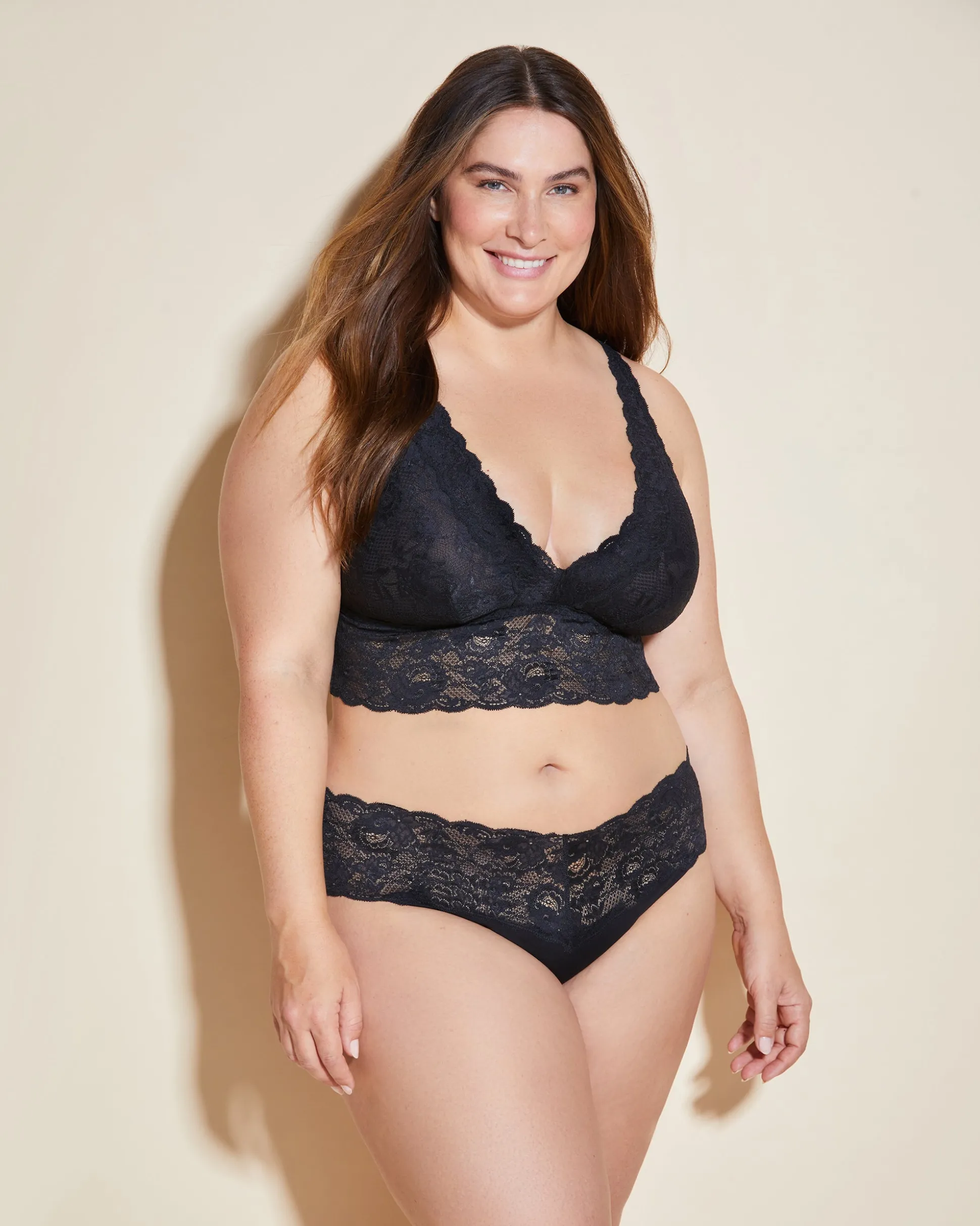 Never Say Never Extended Plungie Longline Bralette*Cosabella Online