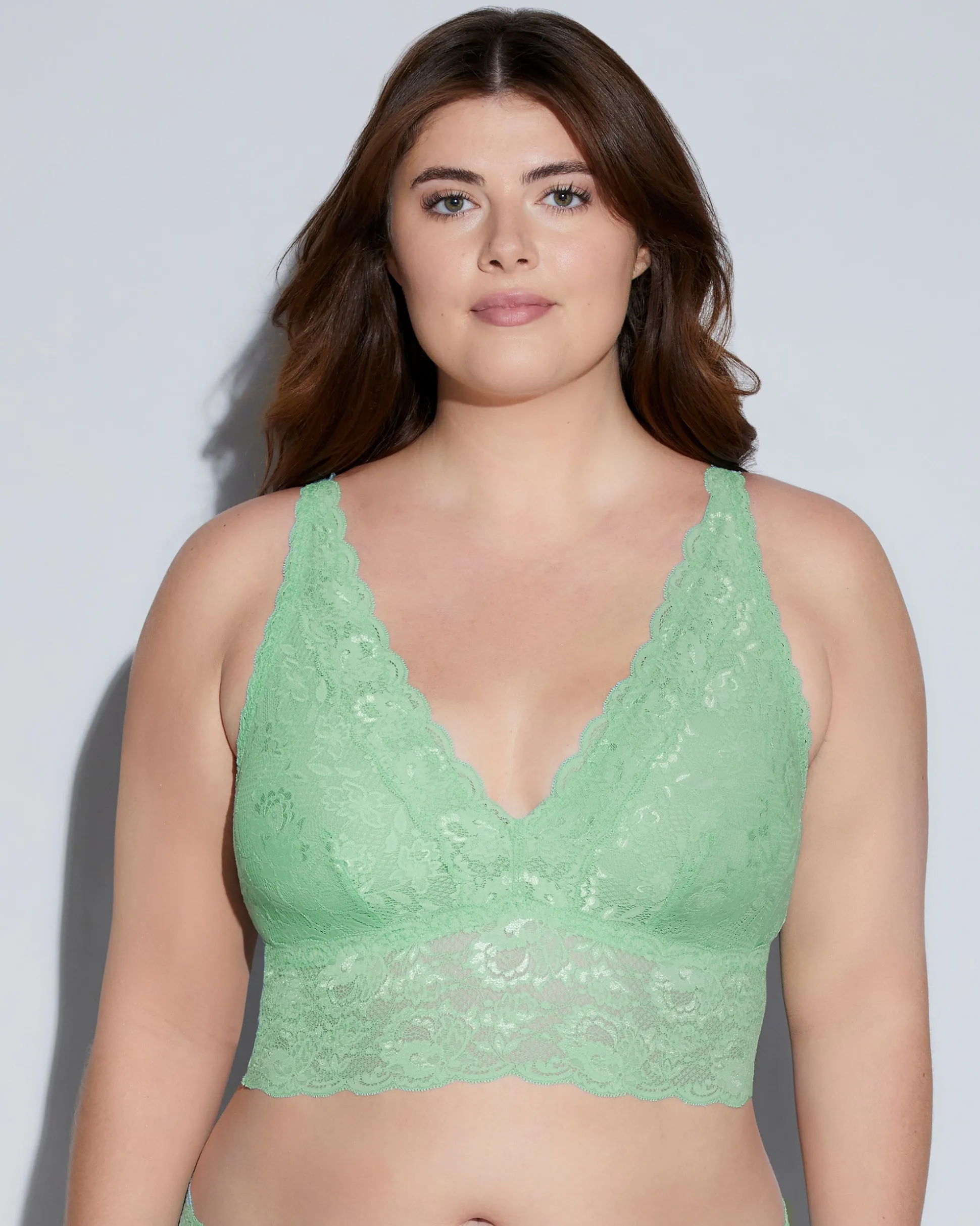 Never Say Never Extended Plungie Longline Bralette*Cosabella New