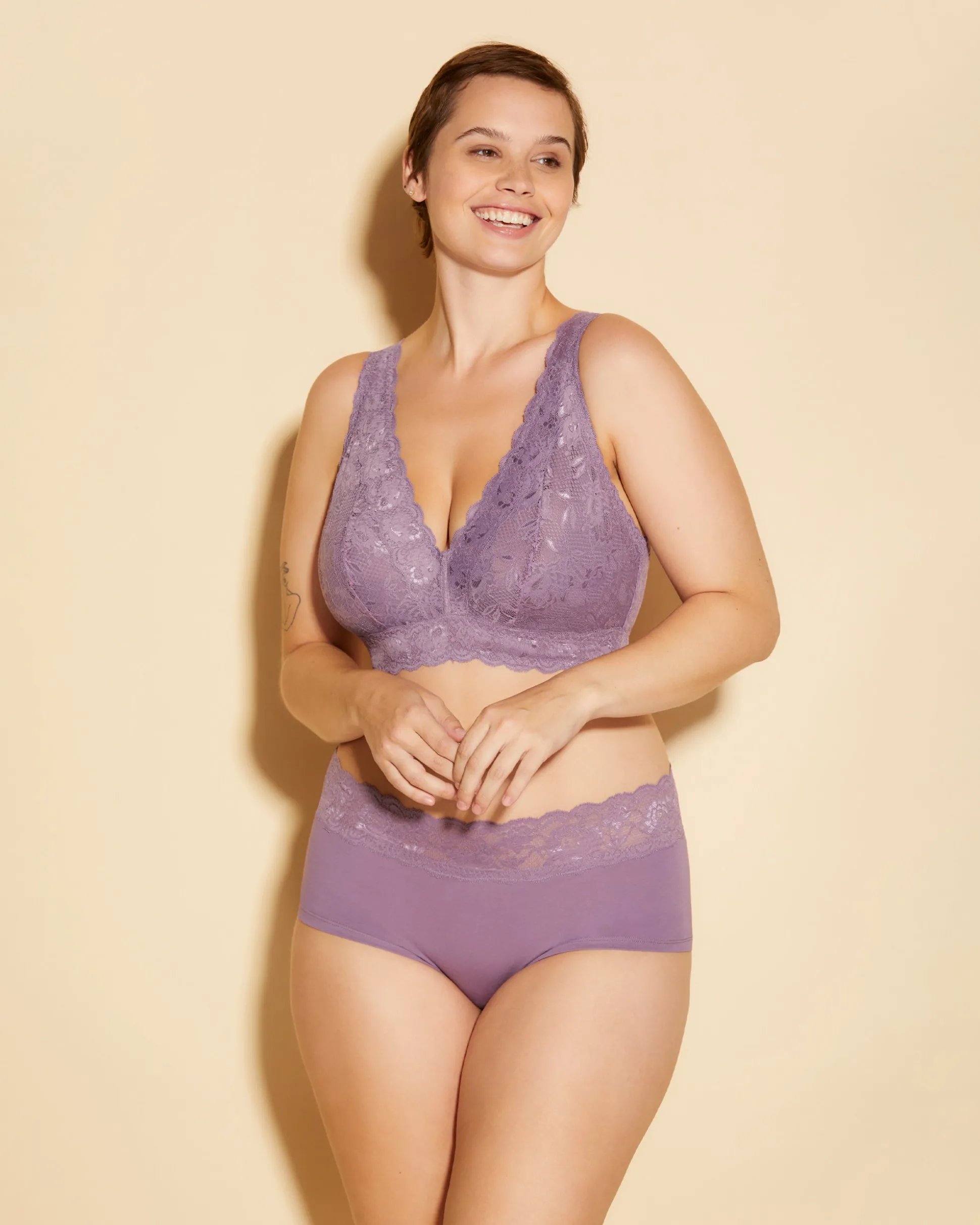 Never Say Never Super Curvy Plungie Longline Bralette*Cosabella Fashion