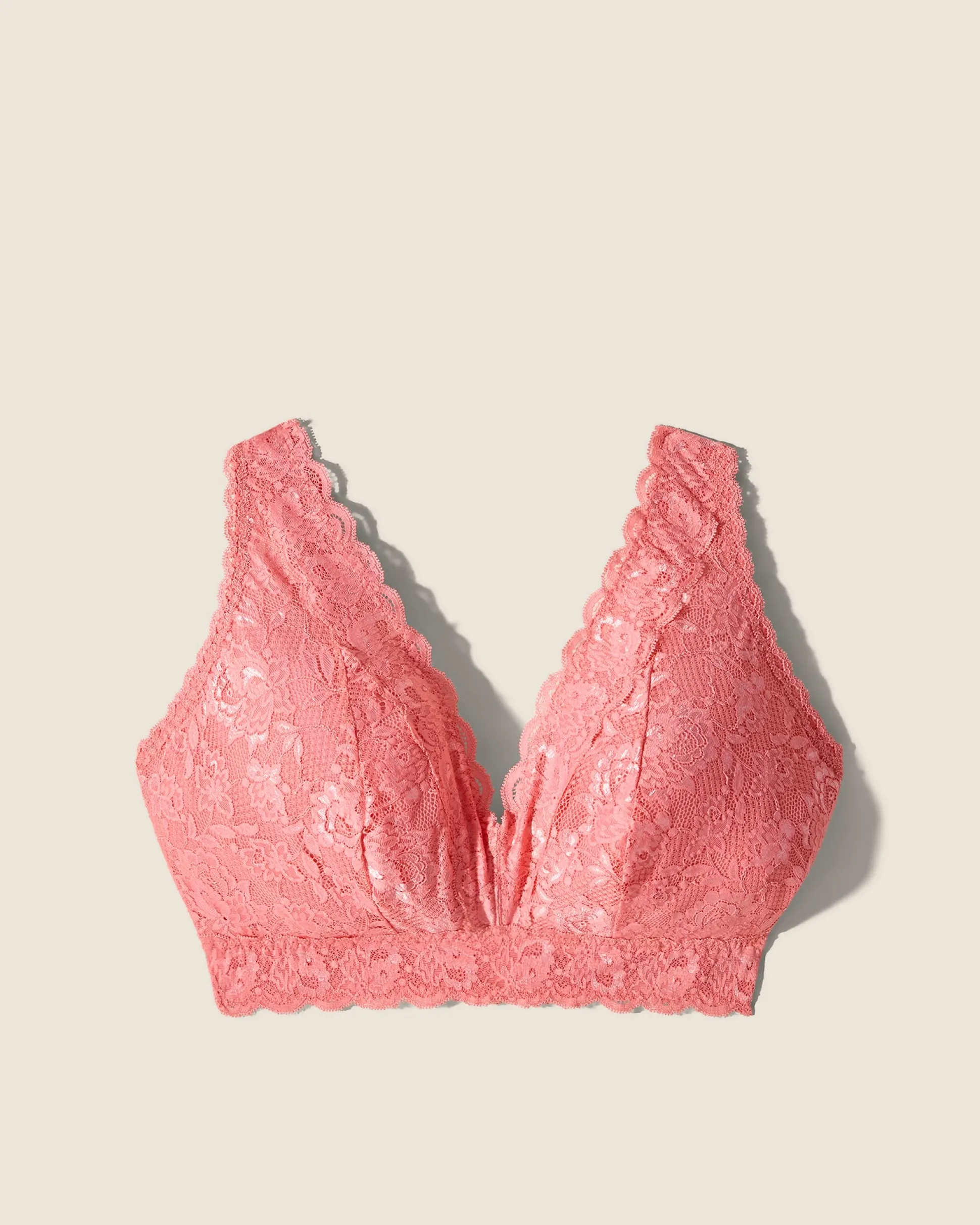 Never Say Never Super Curvy Plungie Longline Bralette*Cosabella Outlet