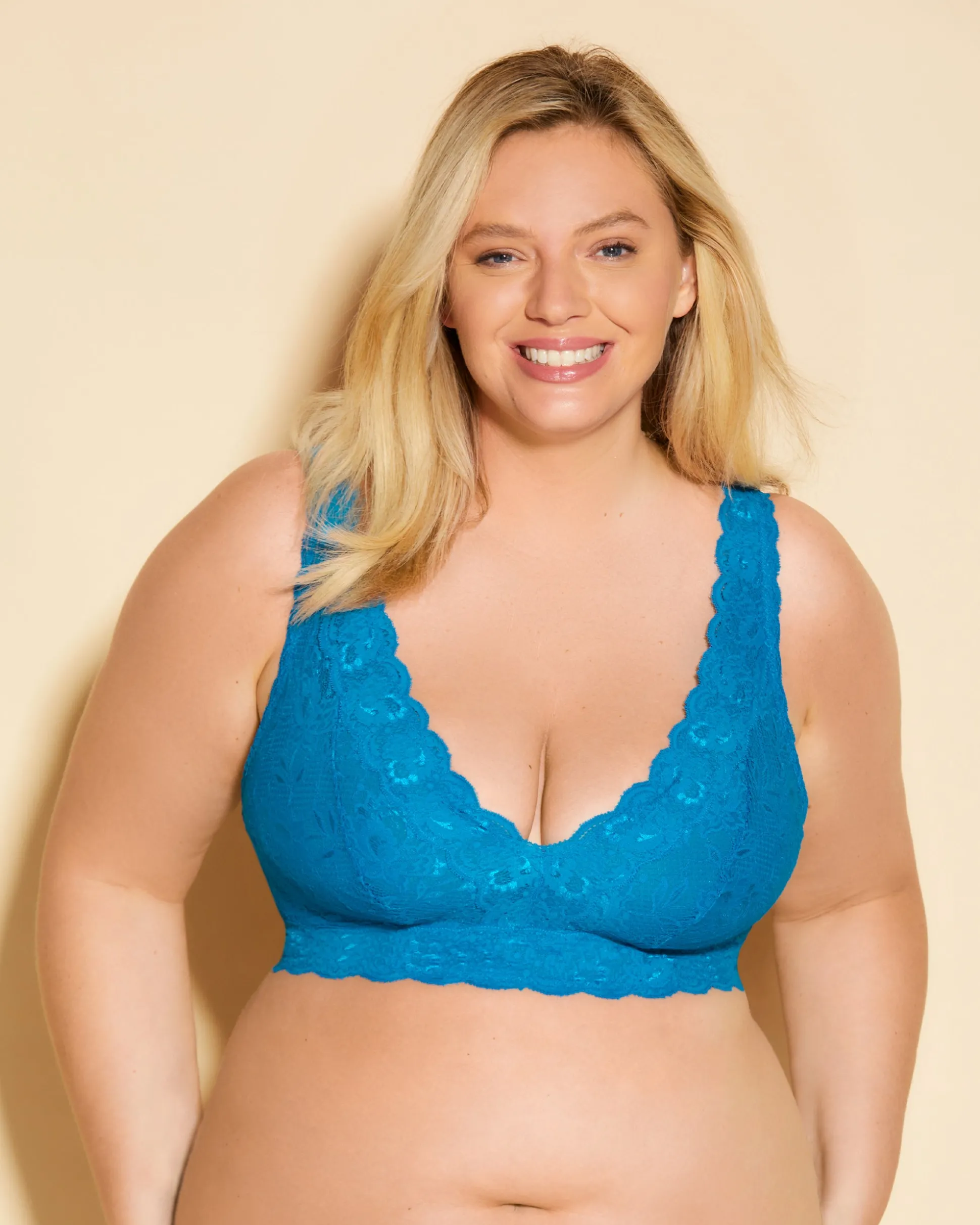 Never Say Never Ultra Curvy Plungie Longline Bralette*Cosabella Clearance