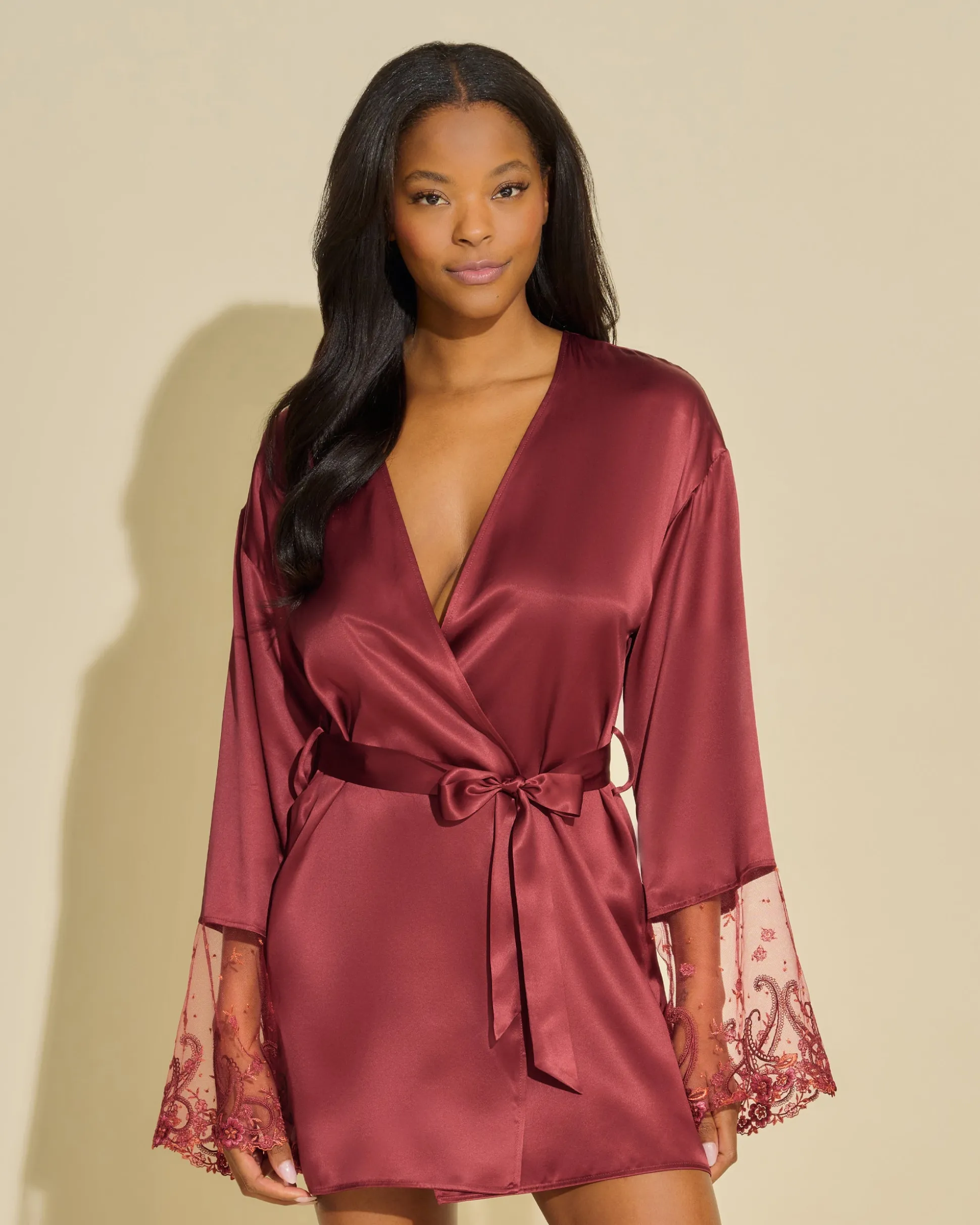 Sanika Silk Robe*Cosabella Clearance