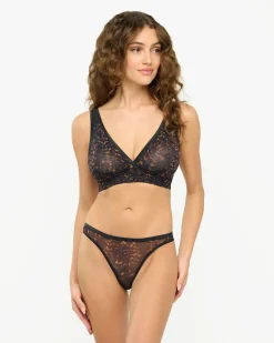 Soire Confidence Printed Curvy Bralette*Cosabella Best