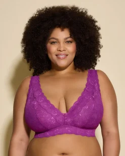 Ultra Curvy Plungie Longline Bralette*Cosabella New